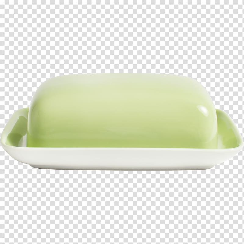 Butter Dishes Plastic Green Color, butter transparent background PNG clipart