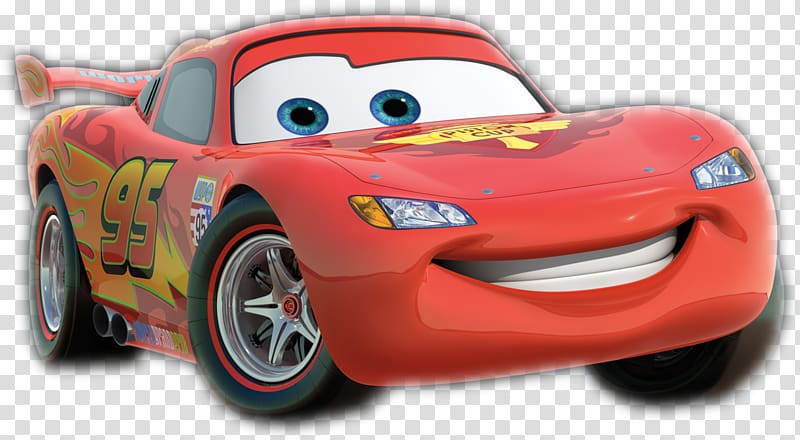 Lightning McQueen Mater Sally Carrera Doc Hudson Cars, cartoon cars transparent background PNG clipart