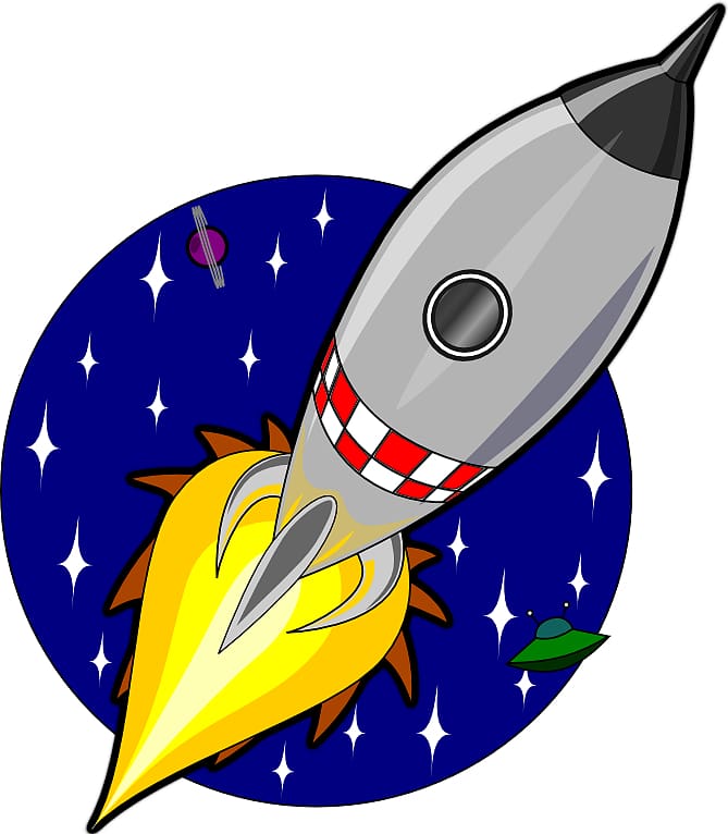 Rocket Spacecraft Animation , Good Luck transparent background PNG clipart
