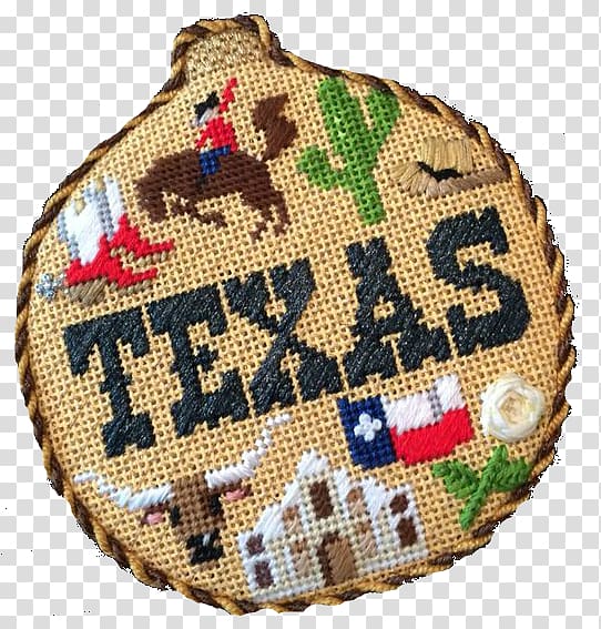Needlepoint Texas Star Parkway Location Spain New Orleans, Handpainted Roses transparent background PNG clipart