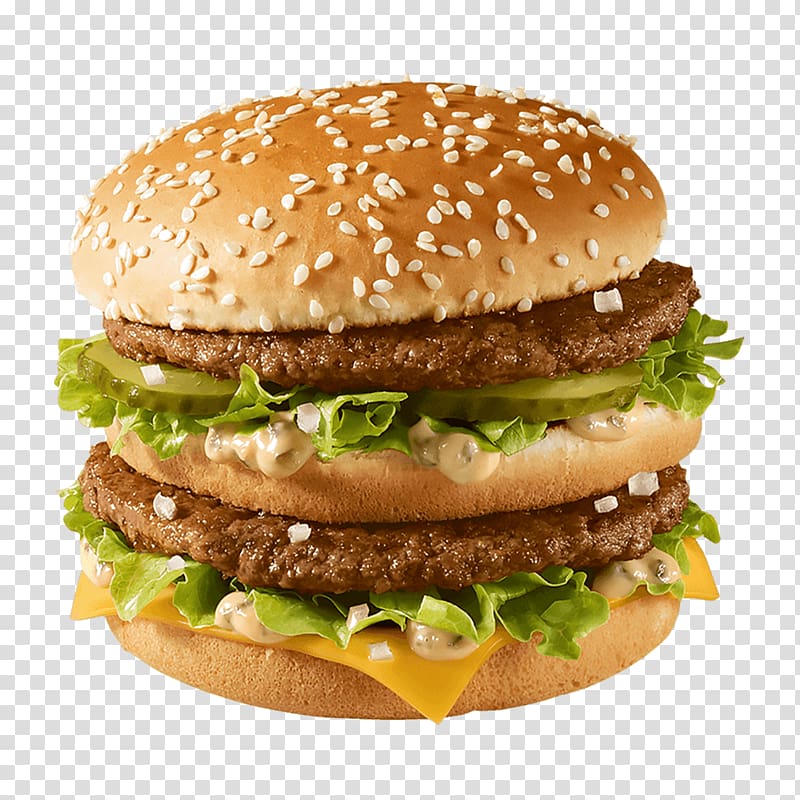 McDonald\'s Big Mac Big N\' Tasty Hamburger Cheeseburger Whopper, mcdonalds transparent background PNG clipart