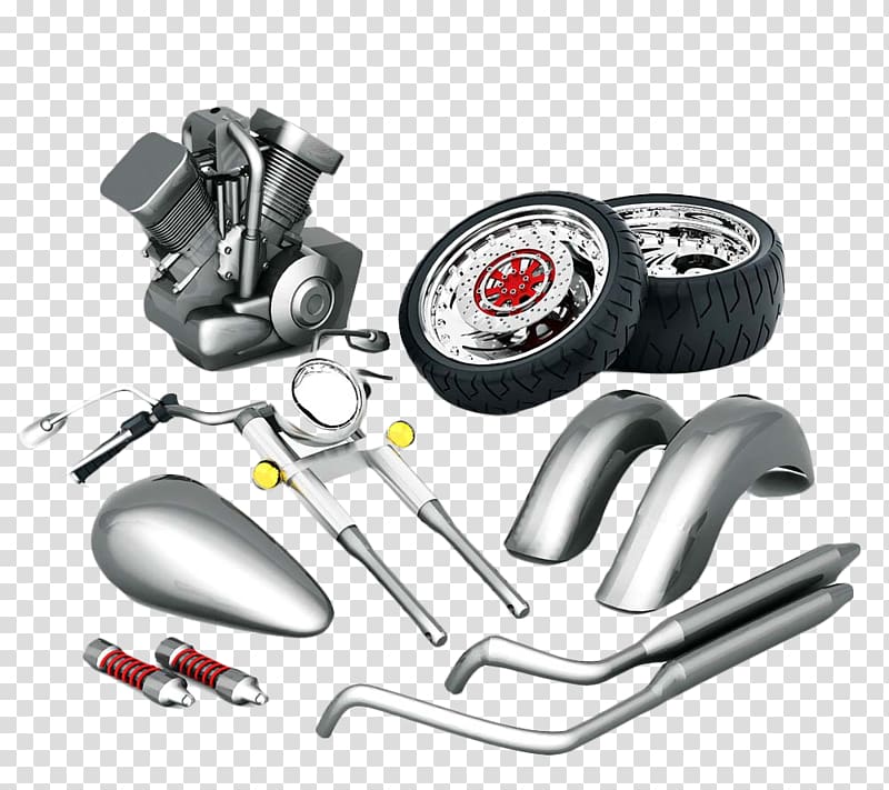 Motorcycle components Motorcycle accessories Motorcycle helmet Honda, Car wheel parts transparent background PNG clipart