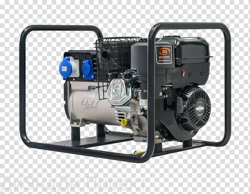 Electric generator Petrol engine Engine-generator Power, engine transparent background PNG clipart