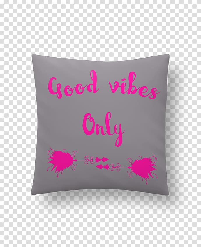 T-shirt Unisex clothing Woman Handbag Cushion, good vibes only transparent background PNG clipart