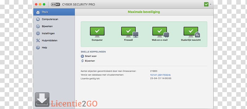 Computer program ESET Internet Security macOS Mac OS X Lion, eset transparent background PNG clipart