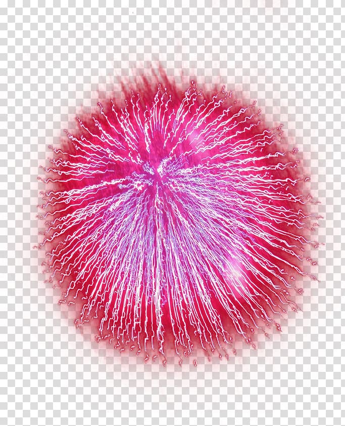 Light Fireworks, Big pink fireworks transparent background PNG clipart