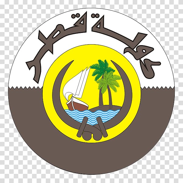 Emblem of Qatar Persian Gulf Coat of arms , others transparent background PNG clipart