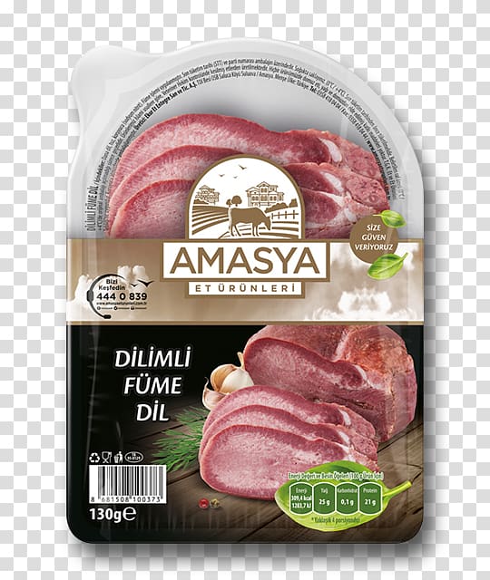 Back bacon Pastirma Salami Ham Sujuk, ham transparent background PNG clipart