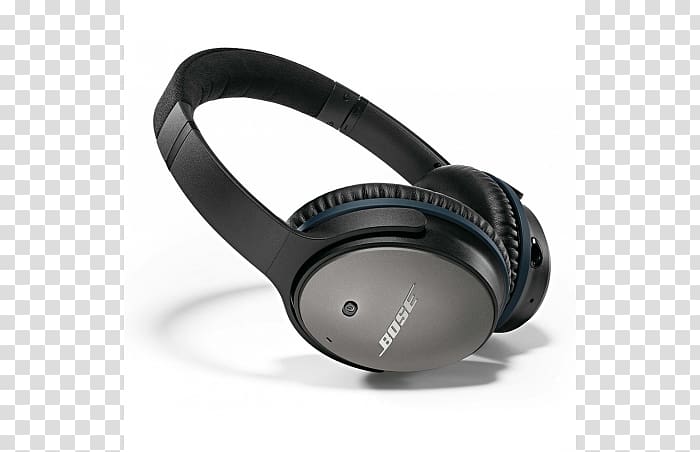 Bose QuietComfort 25 Noise-cancelling headphones Active noise control Bose Corporation, headphones transparent background PNG clipart