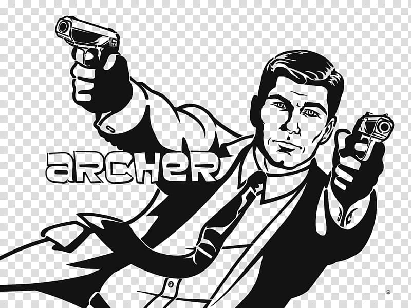 H. Jon Benjamin Sterling Archer Danger Zone FX, archer transparent background PNG clipart