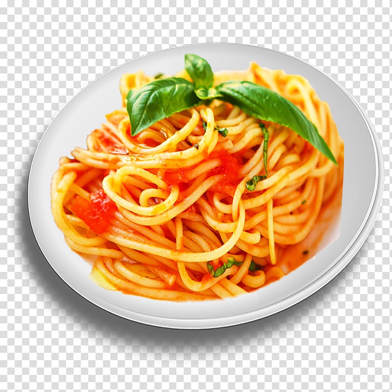 Pasta al pomodoro Italian cuisine Spaghetti alla puttanesca Bolognese sauce, take away transparent background PNG clipart