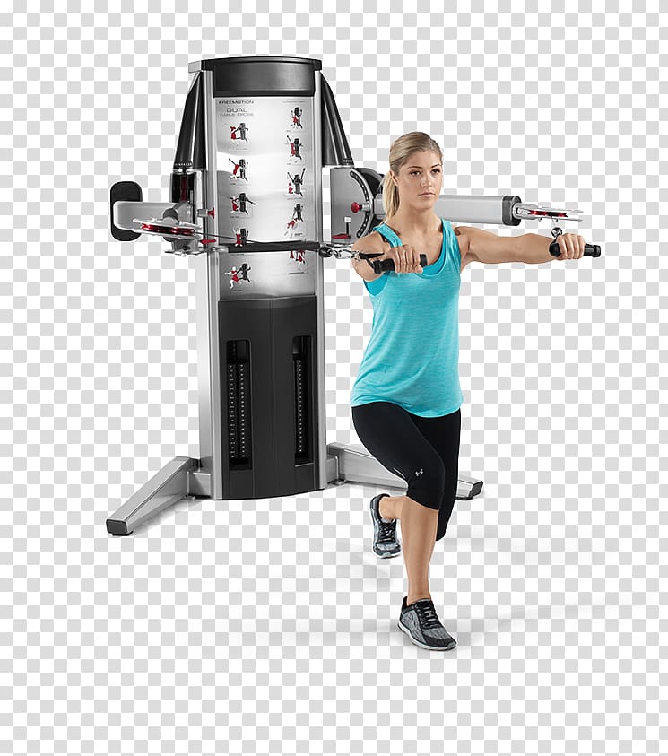 Physical fitness Freemotion Dual Cable Cross EXT Fitness Centre Exercise Strength training, cable crossover transparent background PNG clipart