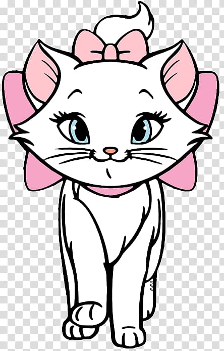 Marie Scat Cat Kitten Drawing , Marie aristocats transparent background PNG clipart