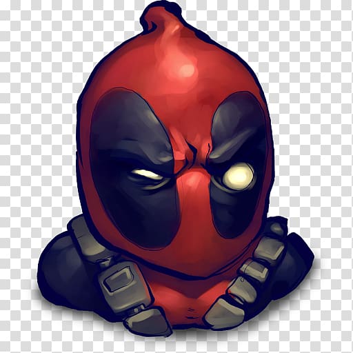 fictional character illustration, Comics Mask, Deadpool transparent background PNG clipart