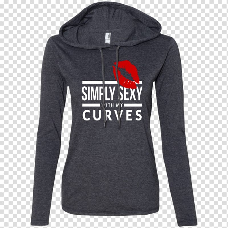 Hoodie Long-sleeved T-shirt Long-sleeved T-shirt Woman, dynamic curve transparent background PNG clipart