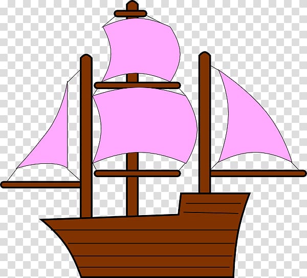 Sailing ship , pirate ship transparent background PNG clipart