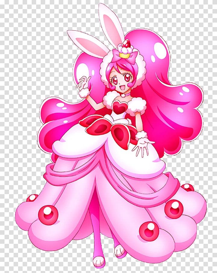 Miyuki Hoshizora Pretty Cure Magical girl Parfait, Pretty Cure transparent background PNG clipart