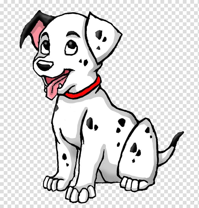 How To Draw A Cartoon Dalmatian Puppy 