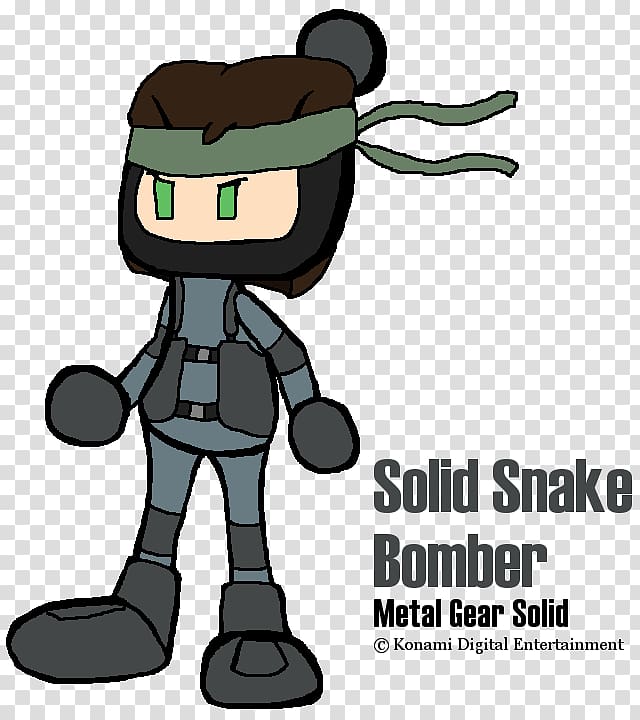 Super Bomberman R Solid Snake Konami Fantastic Parodius, Pursue the Glory of the Past Art, Metal Gear Solid 5 transparent background PNG clipart