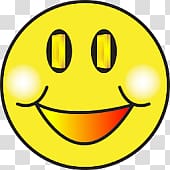 Smiley Emoticon , superb transparent background PNG clipart