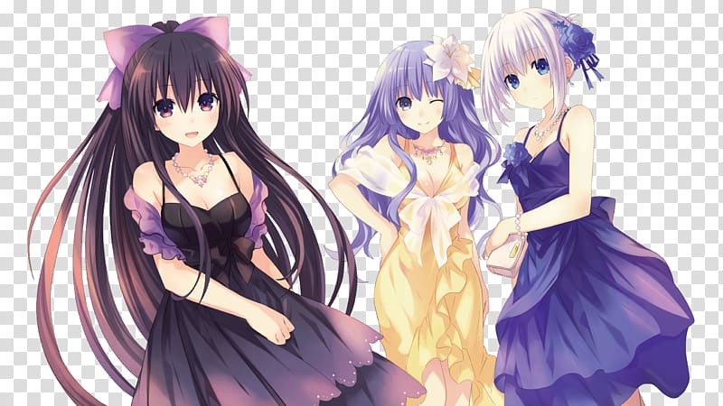Date A Live Anime YouTube Light novel Manga, others transparent background PNG clipart