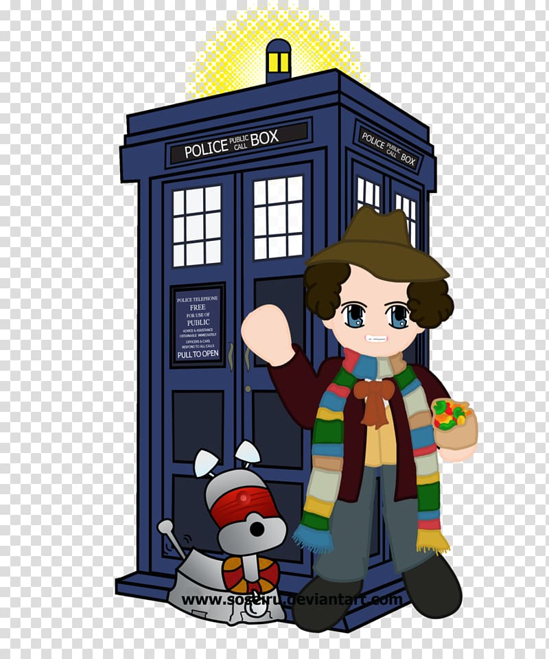 Doctor TARDIS Sonic screwdriver Digital art, Fourth Doctor transparent background PNG clipart