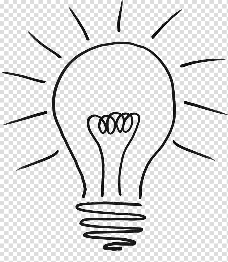 Glowing PNG light bulb doodle | Free PNG - rawpixel