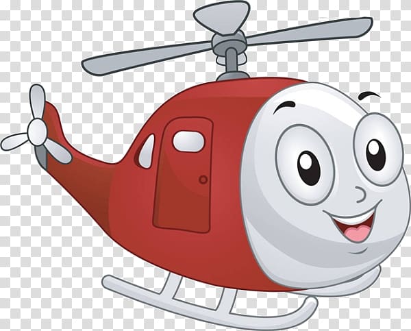 Helicopter Airplane Cartoon , Cartoon expression plane material transparent background PNG clipart