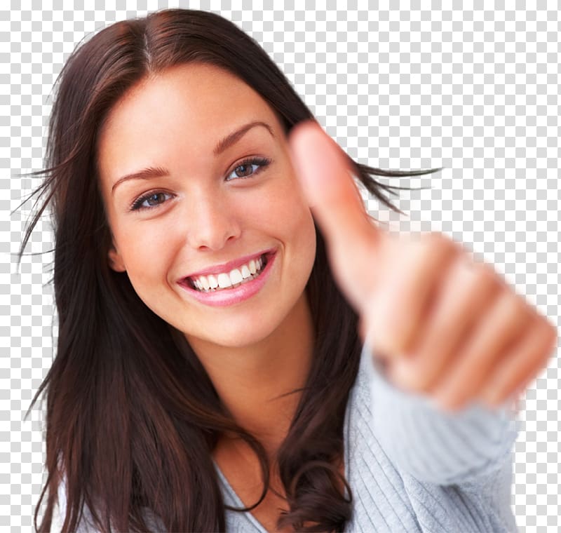 woman doing thumbs up sign, Long Island New Jersey Best Collateral Car Happiness, happy women transparent background PNG clipart