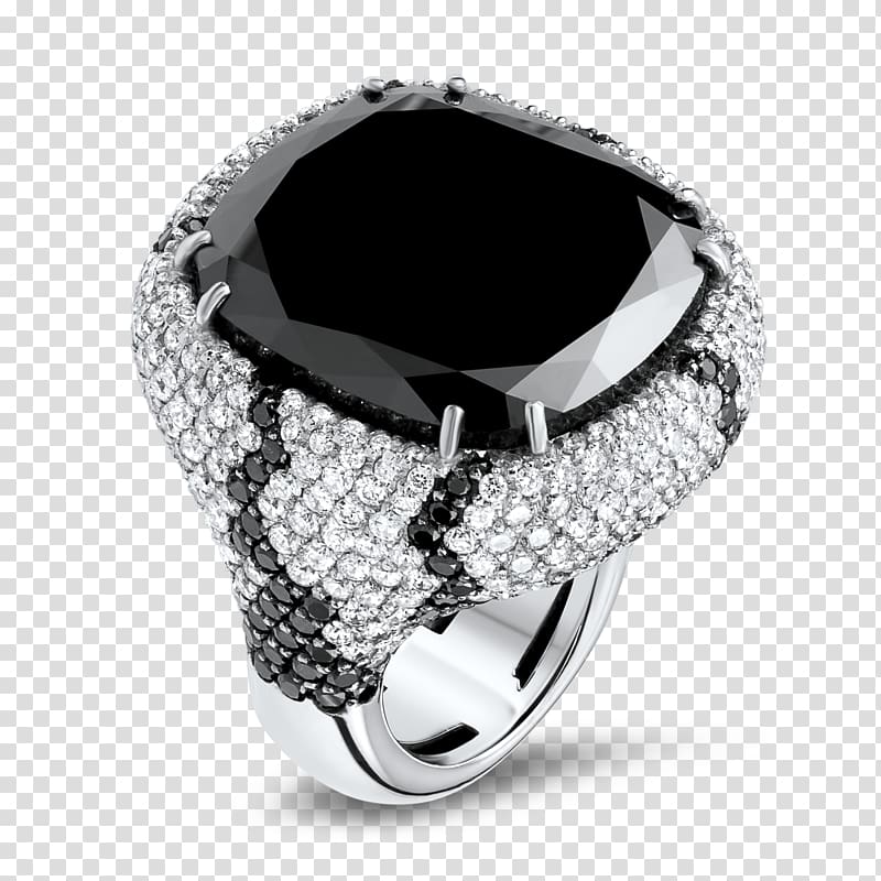 Brilliant Jewellery Gemstone Diamond Carbonado, solitaire ring transparent background PNG clipart