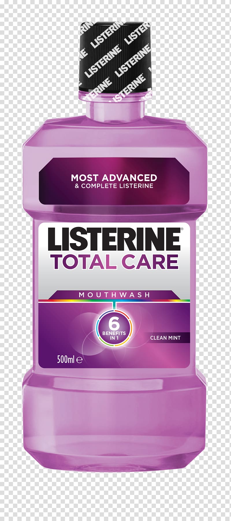 Listerine Mouthwash Listerine Total Care Oral hygiene, toothpaste transparent background PNG clipart