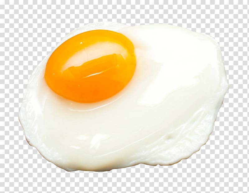 Sunny-side up, Fried egg Yolk Frying, Fried Egg transparent background PNG  clipart