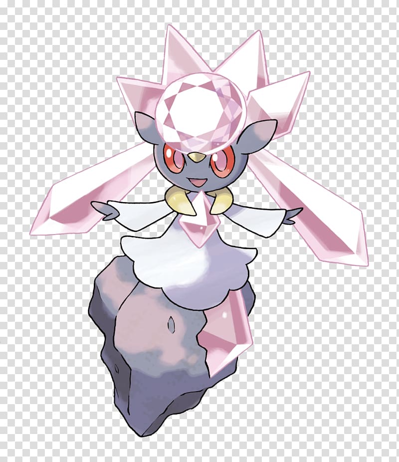 Pokémon X and Y Pokémon Omega Ruby and Alpha Sapphire Pokémon HeartGold and SoulSilver Diancie, Absol transparent background PNG clipart