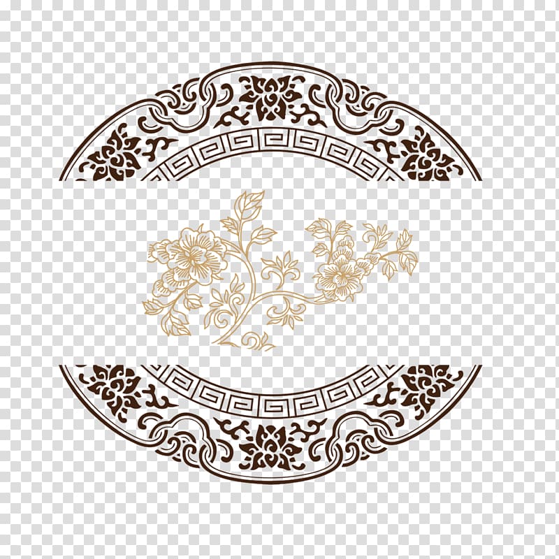 Chinoiserie Motif, design transparent background PNG clipart