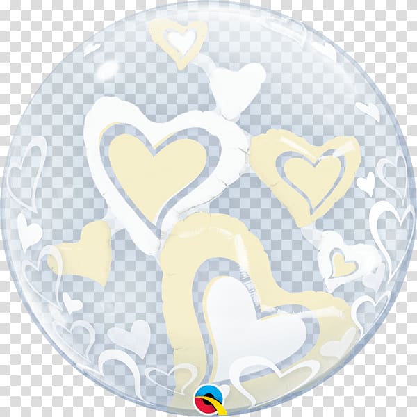Heart, floating bubbles transparent background PNG clipart