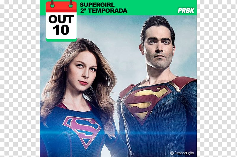 Tyler Hoechlin Melissa Benoist Superman Supergirl Clark Kent, superman transparent background PNG clipart