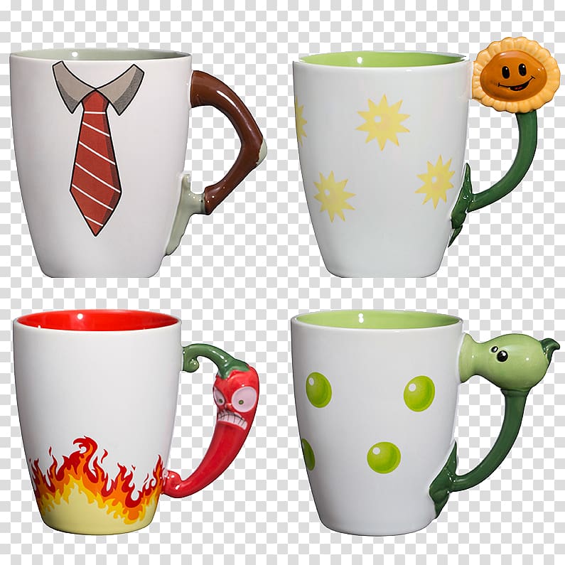 Plants vs. Zombies 2: Its About Time Minecraft Mug, Zombies Mug transparent background PNG clipart