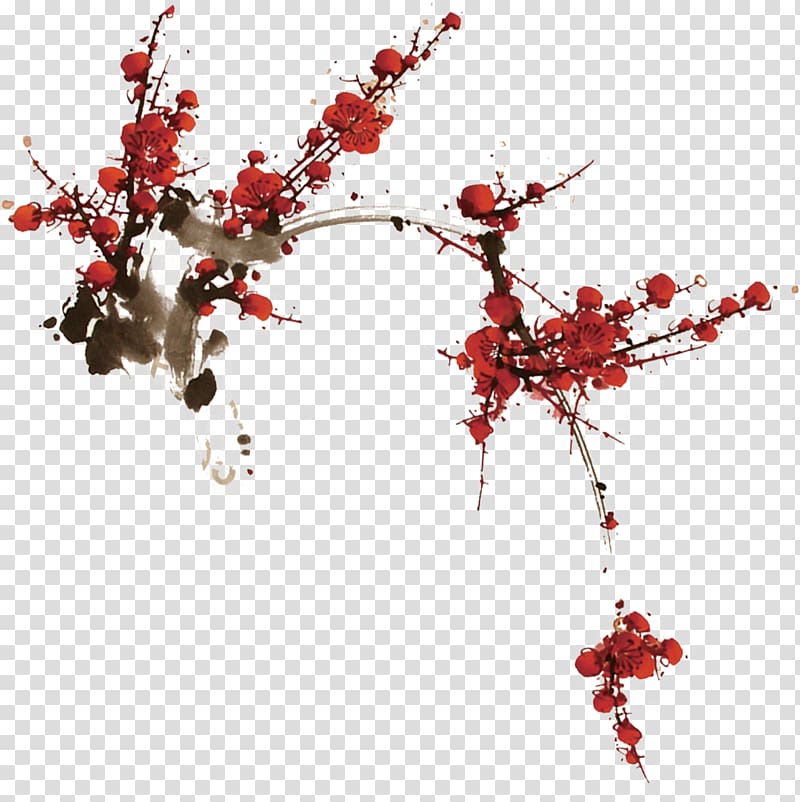 Cherry blossom Berry, Plum flower transparent background PNG clipart