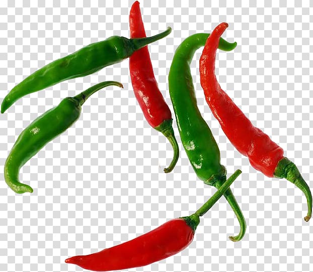 red and green chili peppers, Tursu Cayenne pepper Bell pepper Chili pepper Spice, Green pepper,chili transparent background PNG clipart