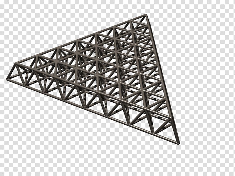 Truss Structure Space frame Tensegrity Triangle, triangle transparent background PNG clipart