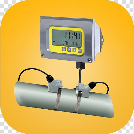 Flow measurement Ultrasonic flow meter Water metering Magnetic flow meter British thermal unit, Flow meter transparent background PNG clipart