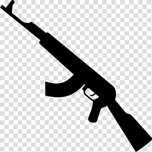 Gun barrel Automatic firearm Weapon AK-47, weapon transparent background PNG clipart