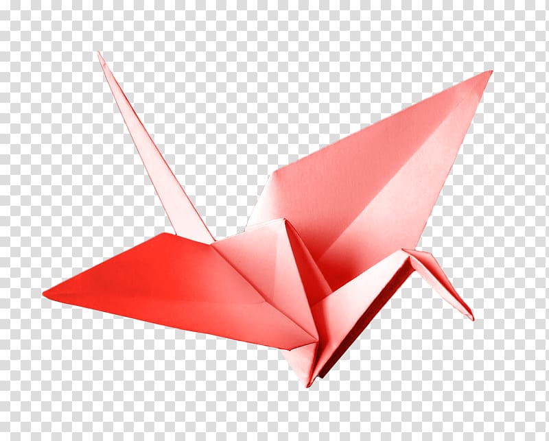 Thousand origami cranes Paper Orizuru, origami style border origami transparent background PNG clipart