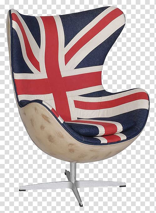 Egg Flag of the United Kingdom Chair Table Furniture, Egg transparent background PNG clipart