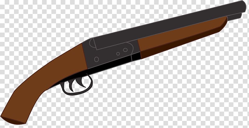 Double-barreled shotgun Sawed-off shotgun Gun barrel Shotgun shell, cartoon gun transparent background PNG clipart
