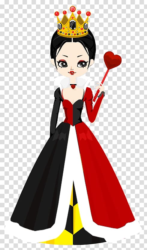 Queen of Hearts Red Queen Alice's Adventures in Wonderland , queen transparent background PNG clipart