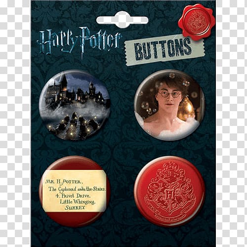 Harry Potter and the Half-Blood Prince Hogwarts Button Harry Potter and the Deathly Hallows, Harry Potter transparent background PNG clipart