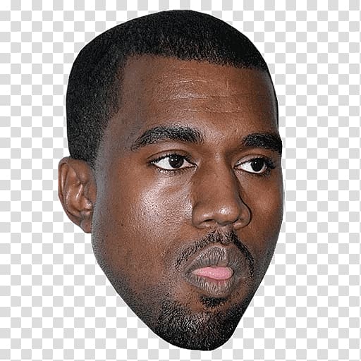 Kanye West Nose Hairstyle Meme Pin, Kanye West transparent background PNG clipart
