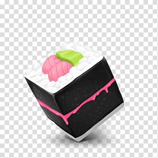 sushi , pink, Box 24 Sushi transparent background PNG clipart