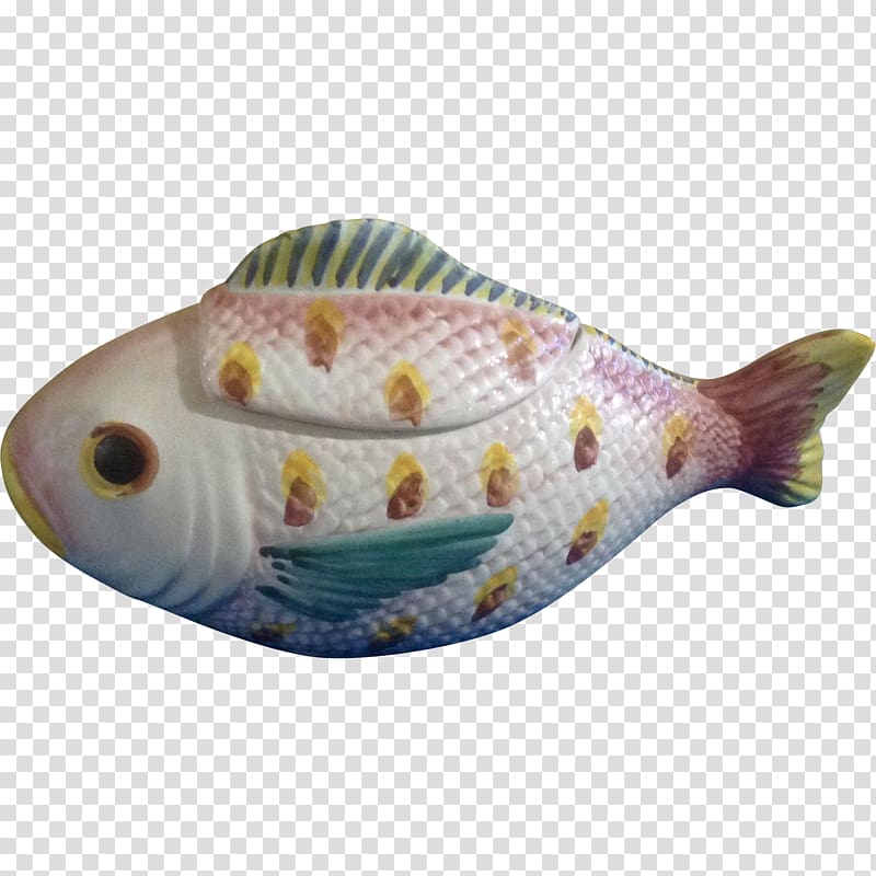 Ceramic Tableware Fish soup Tureen Porcelain, hand-painted fish transparent background PNG clipart